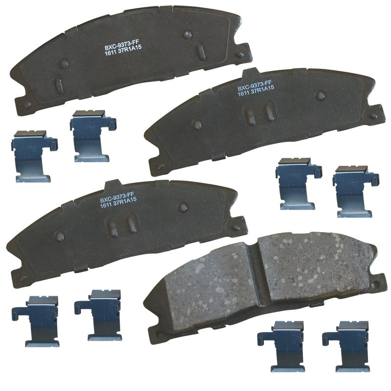 Bendix Premium SBC1611 Ceramic Front Brake Pads for Ford Explorer 2013-2012, Flex 2012, Flex 2017, Taurus 2016-2013, Lincoln MKS 2014 - Image 1